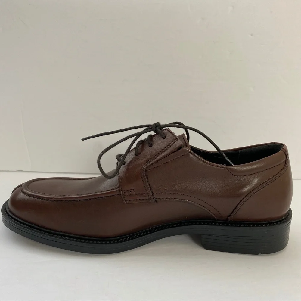 Bostonian No16 Brown Leather Loafer Lace-up 7M Mens